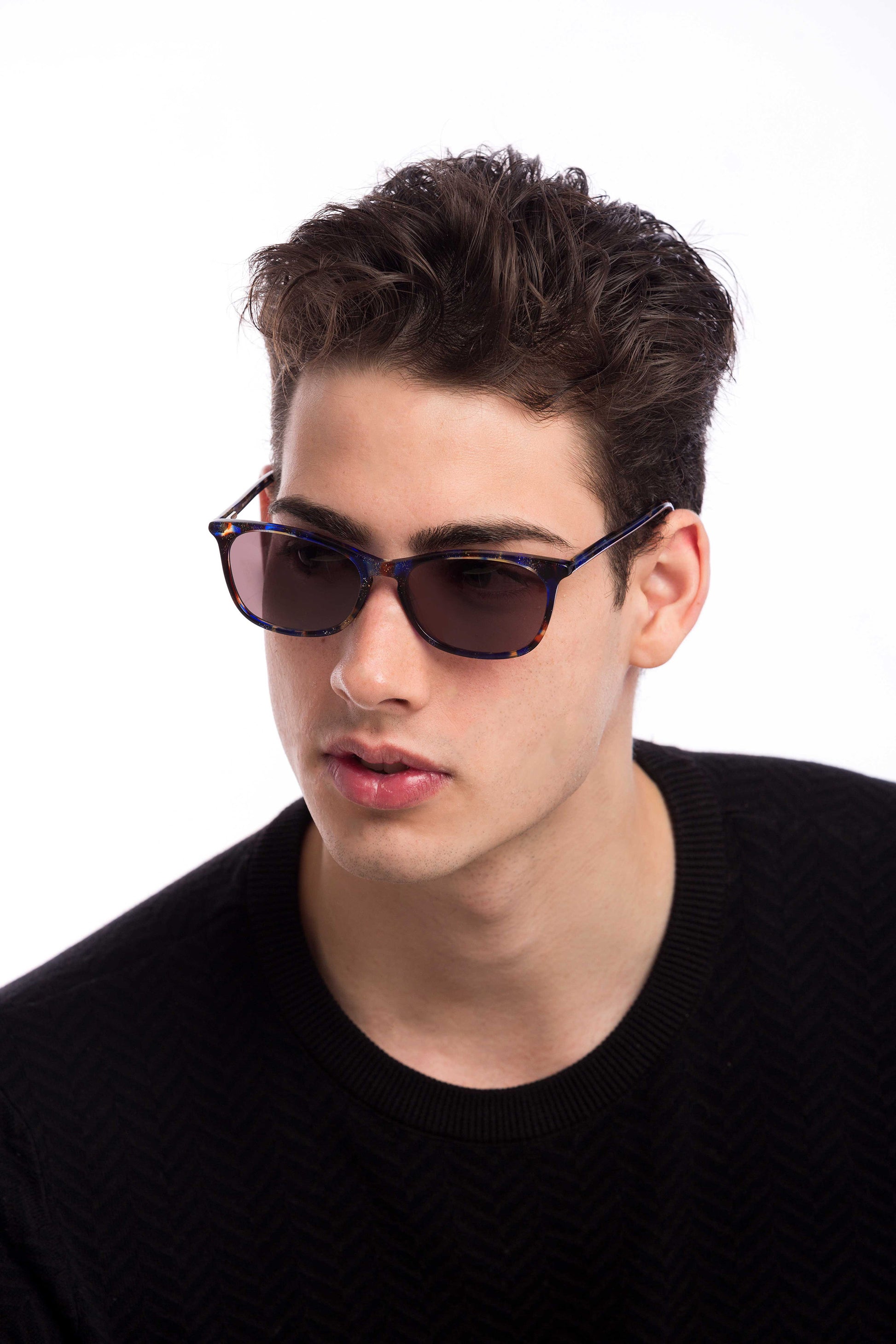 Man Wearing Galaxy Sunglasses (Brown)